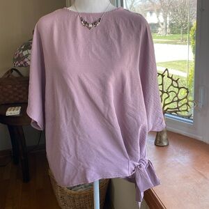 10/$10 SHEIN Lavendar Pull-over Adjustable Lower Tie  Size L EUC